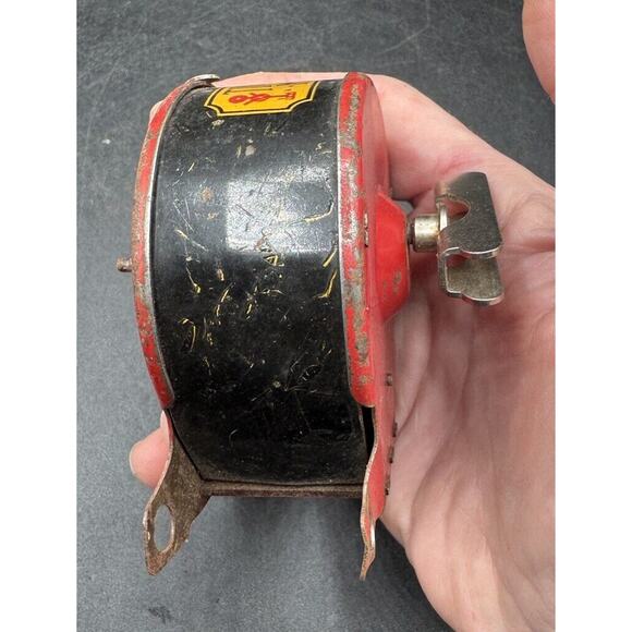 Rare Antique Tin Litho Tinker Toy Windup Motor Works! TO4 - Picture 4 of 10